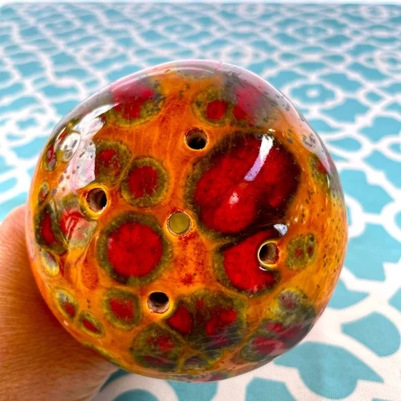 Vintage 1970s Ceramic Mushroom Salt or Pepper Shaker Retro Boho - Picture 5 of 8